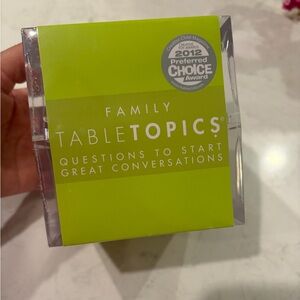 TableTopics Family Conversation Starter